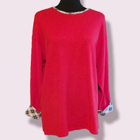 CRISTINA loose fit red over sized sweater | size medium - Picture 1 of 6